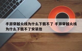 手游穿越火线为什么下载不了 手游穿越火线为什么下载不了安装包