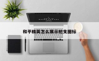 和平精英怎么展示枪支图标