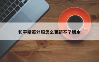 和平精英外服怎么更新不了版本