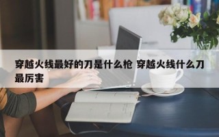 穿越火线***好的刀是什么枪 穿越火线什么刀***厉害