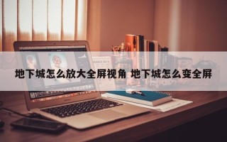 地下城怎么放大全屏视角 地下城怎么变全屏