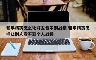 和平精英怎么让好友看不到战绩 和平精英怎样让别人看不到个人战绩