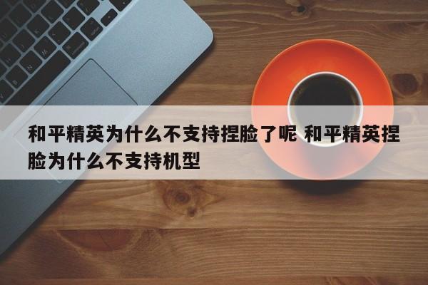 和平精英为什么不支持捏脸了呢 和平精英捏脸为什么不支持机型-第1张图片