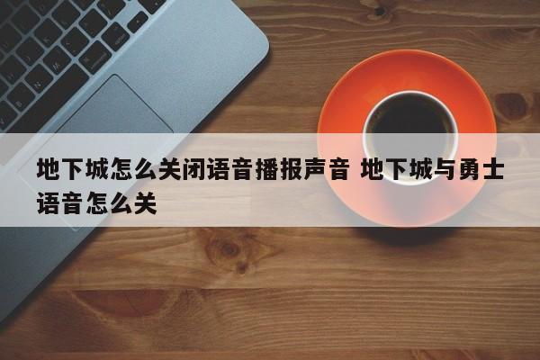 地下城怎么关闭语音播报声音 地下城与勇士语音怎么关-第1张图片